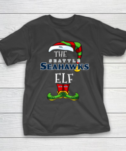 Seattle Seahawks Christmas ELF Funny NFL T-Shirt
