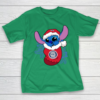 Seattle Seahawks Christmas Stitch In The Sock Funny Disney NFL T-Shirt