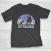 Sister sis Santa Gift Christmas Xmas Dinosaur T-Shirt