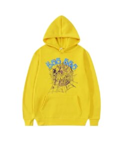 Sp5der 555555 Angel Number Hoodie Men Yellow  Shop Now