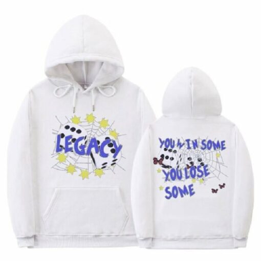 Sp5der 555555 Number Double Sided Print Hoodies  Shop Now