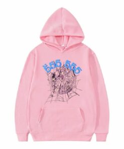 Sp5der 555555 Pink Hoodie  Limited In Stocks  Buy Now