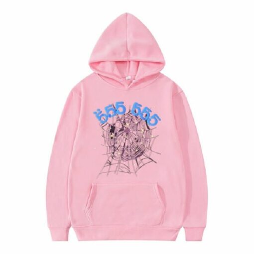 Sp5der 555555 Pink Hoodie  Limited In Stocks  Buy Now