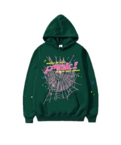 Sp5der 555555 YOUNG Thug Green Hoodie  Limited In Stocks