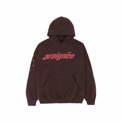 Sp5der Araignee Hoodie – Brown  Limited In Stocks