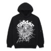 Sp5der Black Og Web Hoodie  Get Up to 30 Discount