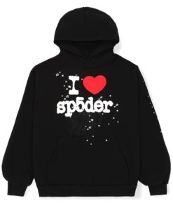 Sp5der Black Souvenir Hoodie  Get Upto 30 Discount
