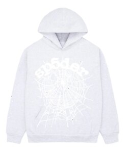 Sp5der Heather Grey Og Web Hoodie  Limited in Stocks