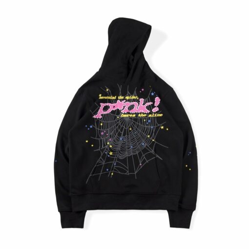 Sp5der PNK Hoodie Black  Get Up to 30 Discount