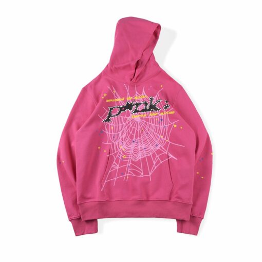 Sp5der PNK Hoodie Dark Pink  Get Up to 30 Discount