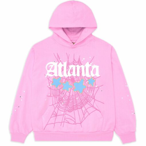 Sp5der Pink Atlanta Hoodie  Get Upto 30 OFF  Shop Now