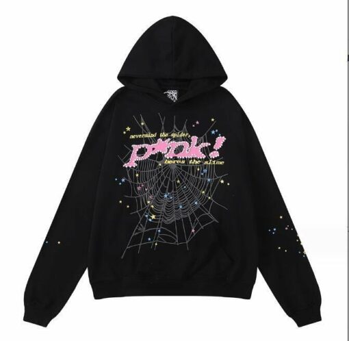 Sp5der Pnk V2 Hoodie Black  Get Up to 30 Discount