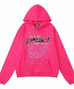 Sp5der Pnk V2 Hoodie Pink  Get Up to 30 Discount