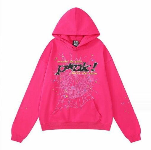 Sp5der Pnk V2 Hoodie Pink  Get Up to 30 Discount