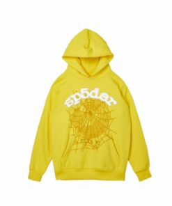 Sp5der Websuit Hoodie – Yellow  Limited In Stocks