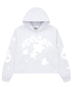 Sp5der Women Cropped Beluga Hoodie  Limited Stock