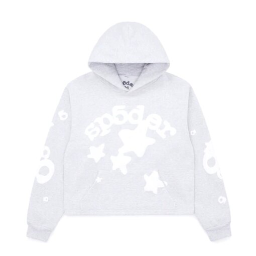 Sp5der Women Cropped Beluga Hoodie  Limited Stock