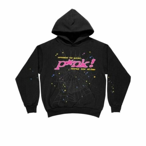 Sp5der Young Thug Black Pink Hoodie  Limited In Stocks