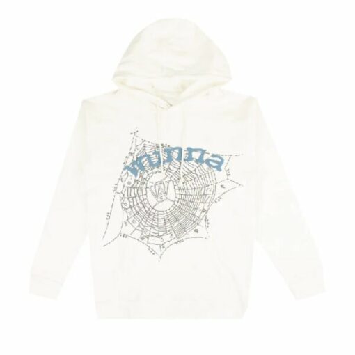 Sp5der x Gunnar Wunna Hoodie White  Limited In Stocks