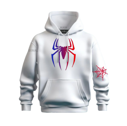 Spider-Men Hoodie White  Get Upto 30 OFF  Buy Now