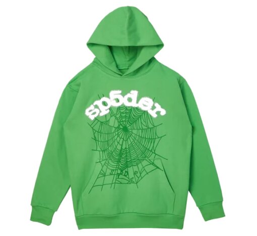 Spider Worldwide Crystal Websuit Hooded Sweatshirt Green – US-SPIDER