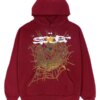 Spider Worldwide Hooded Sweatshirt Burgundy  Buy Now