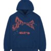 Spider Worldwide Hooded Sweatshirt Navy  Limited In Stocks