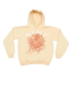 Spider Worldwide by Young Thug Beige Hoodie  New Arrivals