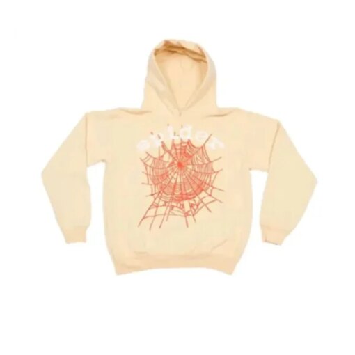 Spider Worldwide by Young Thug Beige Hoodie  New Arrivals