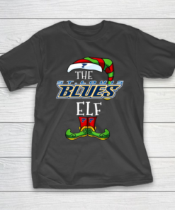 St.Louis Blues Christmas ELF Funny NHL T-Shirt