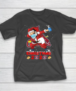 St.Louis Cardinals Funny Santa Claus Dabbing Christmas 2020 MLB T-Shirt