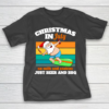Surfer Santa Beer And BBQ Xmas Party Beach Christmas In July T-Shirt