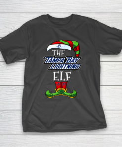 Tampa Bay Lightning Christmas ELF Funny NHL T-Shirt
