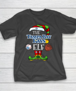 Tampa Bay Rays Christmas ELF Funny MLB T-Shirt