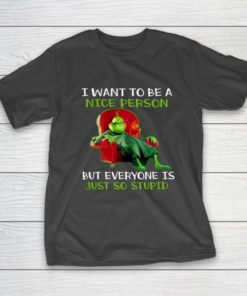 Tee Christmas Grinch Xmas funny quotes T-Shirt