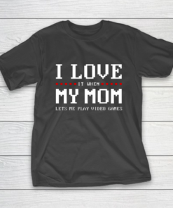 Teen Boy Gamer Funny Mom Son Christmas Gift Teenager Teenage T-Shirt