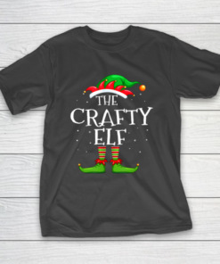 The Crafty Elf Family Matching Christmas Group Gift Pajama T-Shirt