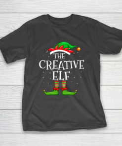 The Creative Elf Family Matching Christmas Group Gift Pajama T-Shirt