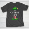 The Cutest Elf Matching Family Group Christmas T-Shirt