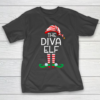 The Diva Elf Family Matching Group Christmas Gift Mom Wife T-Shirt
