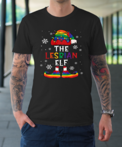 The Lesbian Elf Christmas Party T-Shirt