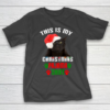 This Is My Black Cat Christmas Lights cat lover Xmas Gift T-Shirt
