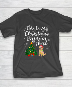 This is my Christmas Pajama Shirt Labrador Lover Dog T-Shirt