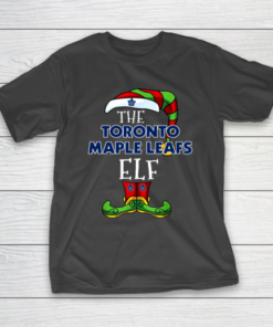 Toronto Maple Leafs Christmas ELF Funny NHL T-Shirt