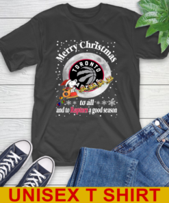 Toronto Raptors Merry Christmas To All And To Raptors A Good Season NBA Basketball Sports T-Shirt