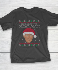 Unique Graphics Make Christmas Great Again Funny Christmas T-Shirt