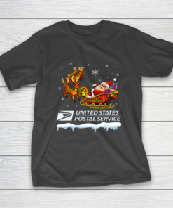 United States Postal Service Santa Christmas Funny Xmas Gift T-Shirt