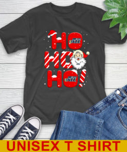 Utah Jazz NBA Basketball Ho Ho Ho Santa Claus Merry Christmas Shirt T-Shirt