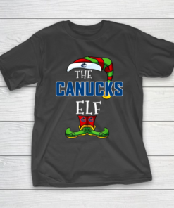 Vancouver Canucks Christmas ELF Funny NHL T-Shirt