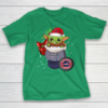Washington Capitals Christmas Baby Yoda Star Wars Funny Happy NHL T-Shirt